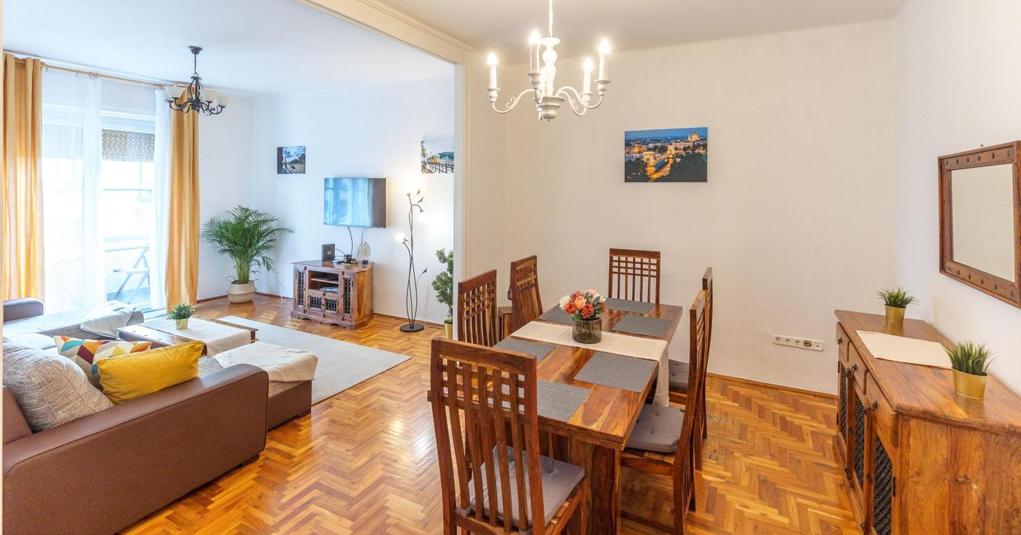 Bright & Spacious Riverside Apartment With Balcony Budapest Extérieur photo